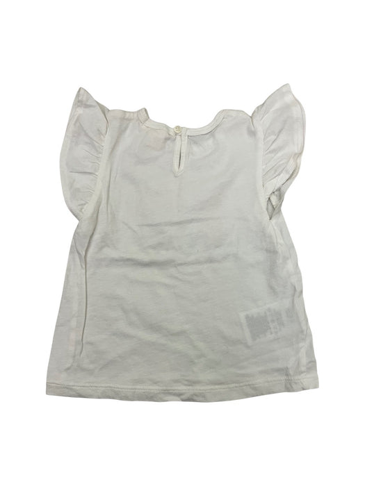 A White Short Sleeve Tops from Country Road in size 6-12M for girl. (Back View)