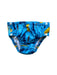 A Blue Swim Diapers from Charlie Banana in size 2T for neutral. (Front View)