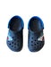 A Blue Slip Ons from Crocs in size 5T for boy. (Front View)