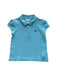 A Blue Short Sleeve Polos from Lacoste in size 2T for girl. (Front View)