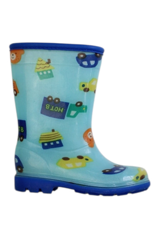 A Multicolour Rain Boots from Hot Biscuits Mikihouse in size 3T for boy. (Front View)