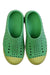 A Green Slip Ons from Native Shoes in size 5T for neutral. (Back View)