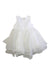 A White Sleeveless Dresses from Tartine et Chocolat in size 4T for girl. (Back View)