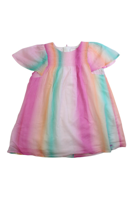 A Multicolour Short Sleeve Dresses from Chloe in size 3T for girl. (Front View)