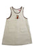 A Beige Sleeveless Dresses from Miki House in size 4T for girl. (Front View)