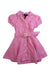 A Pink Short Sleeve Dresses from Polo Ralph Lauren in size 3T for girl. (Front View)