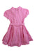 A Pink Short Sleeve Dresses from Polo Ralph Lauren in size 3T for girl. (Back View)