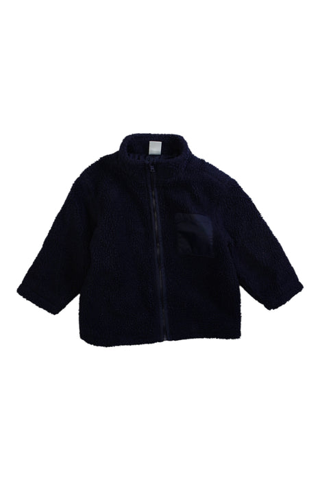 A Navy Puffer/Quilted Coats & Outerwear from Petit Bateau in size 3T for boy. (Front View)