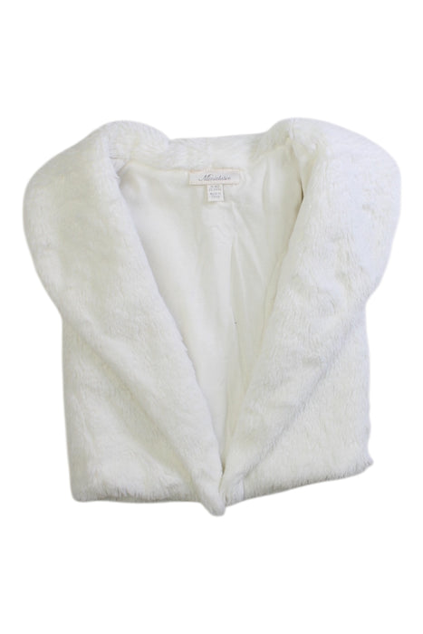 A White Dress Up Vests from Miniclasix in size 12-18M for girl. (Front View)