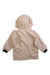 A Beige Rain Jackets from Petit Bateau in size 12-18M for girl. (Back View)