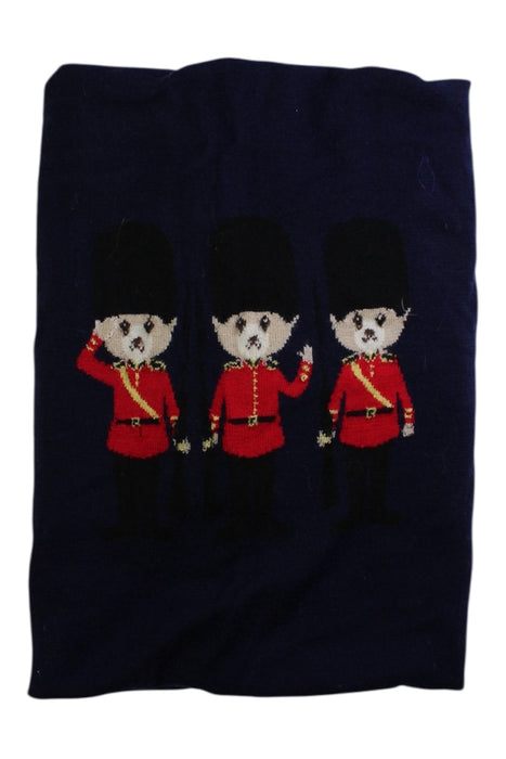 A Navy Blankets from Nicholas & Bears in size O/S for neutral. (Front View)