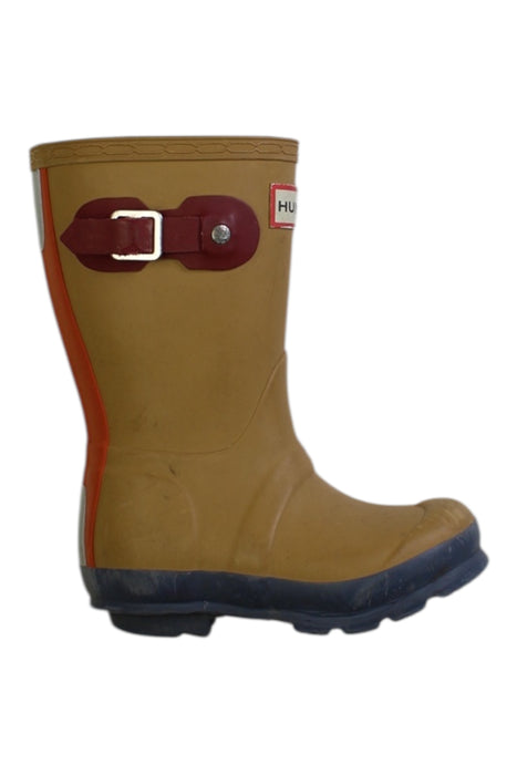 A Multicolour Rain Boots from Hunter in size 5T for boy. (Front View)