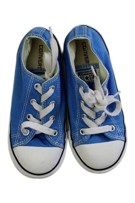 A Blue Sneakers from Converse in size 4T for neutral. (Back View)