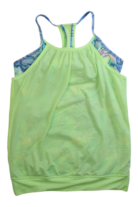 A Green Active Tops from Ivivva in size 14Y for girl. (Front View)