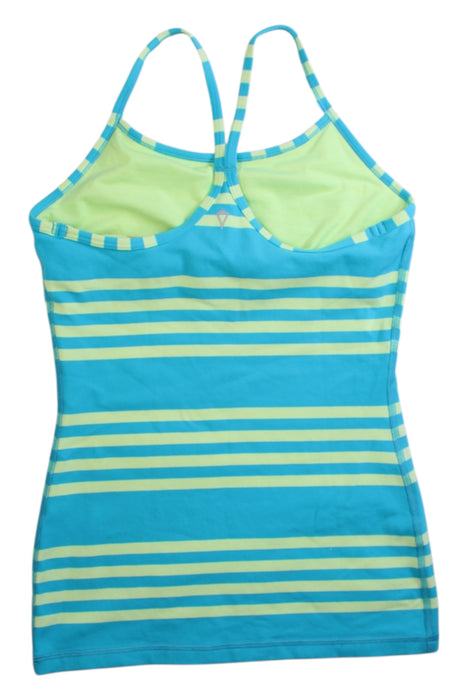 A Blue Active Tops from Ivivva in size 12Y for girl. (Back View)