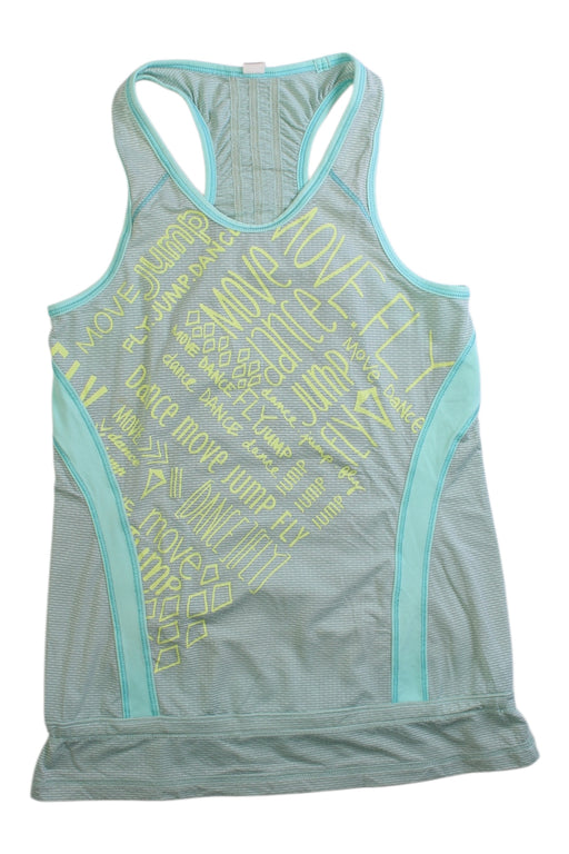 A Teal Active Tops from Ivivva in size 8Y for girl. (Front View)