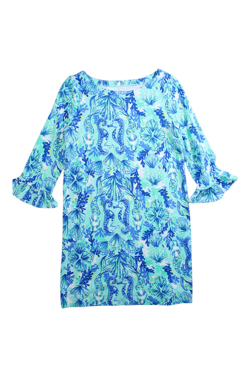 A Multicolour Long Sleeve Dresses from Lilly Pulitzer in size 6T for girl. (Front View)