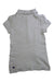 A Grey Short Sleeve Polos from Polo Ralph Lauren in size 7Y for girl. (Back View)
