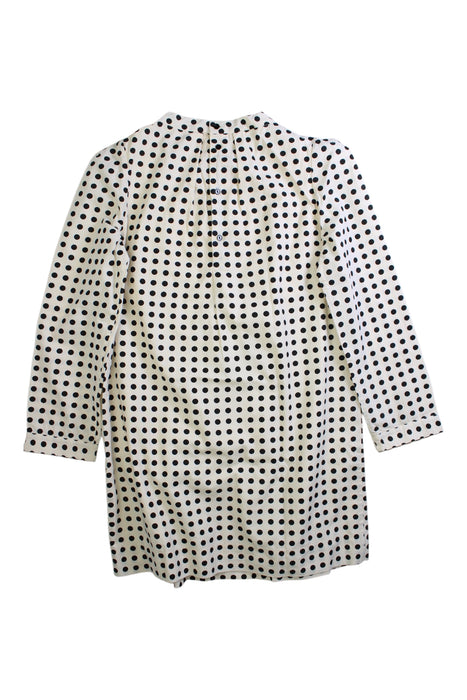 A White Long Sleeve Dresses from Bonpoint in size 10Y for girl. (Back View)
