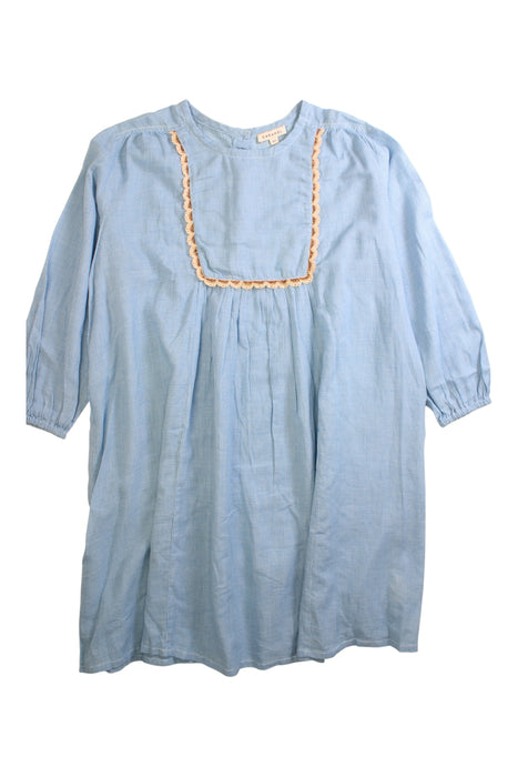 A Blue Long Sleeve Dresses from Caramel in size 10Y for girl. (Front View)