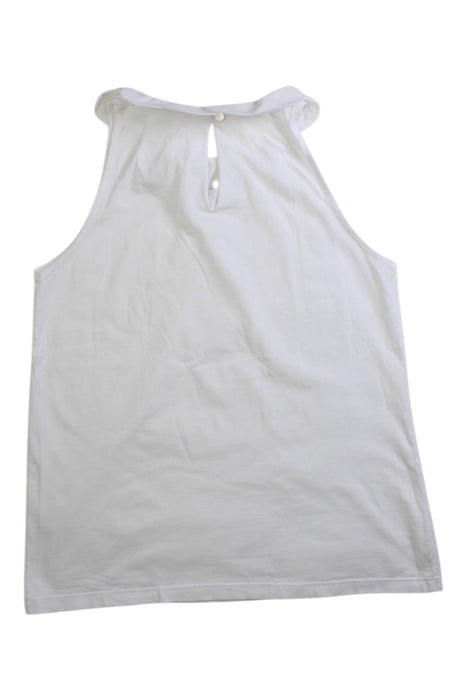 A White Sleeveless Tops from Jacadi in size 10Y for girl. (Back View)
