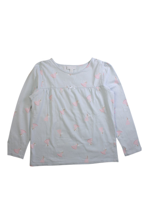 A White Separates from The Little White Company in size 9Y for girl. (Front View)