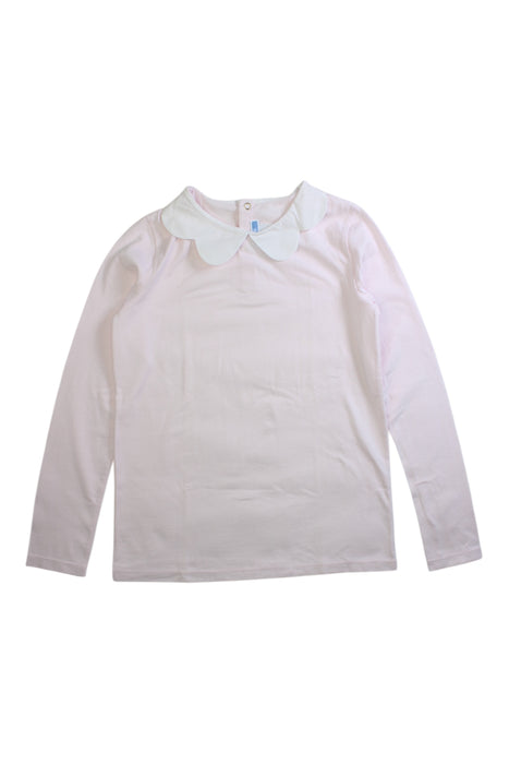 A Pink Long Sleeve Tops from Jacadi in size 10Y for girl. (Front View)