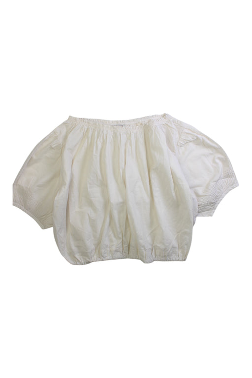 A White Short Sleeve Tops from Caramel in size 8Y for girl. (Front View)