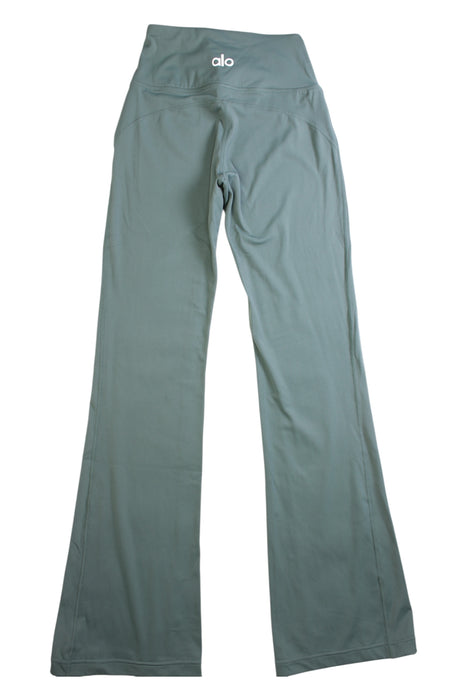 A Green Leggings from Alo in size 13Y for girl. (Back View)