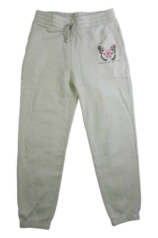 A Beige Sweatpants from Abercrombie & Fitch in size 9Y for girl. (Front View)