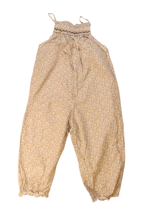 A Beige Sleeveless Rompers from Bonpoint in size 3T for girl. (Back View)