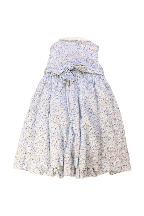 A Blue Sleeveless Dresses from Annafie in size 3T for girl. (Back View)