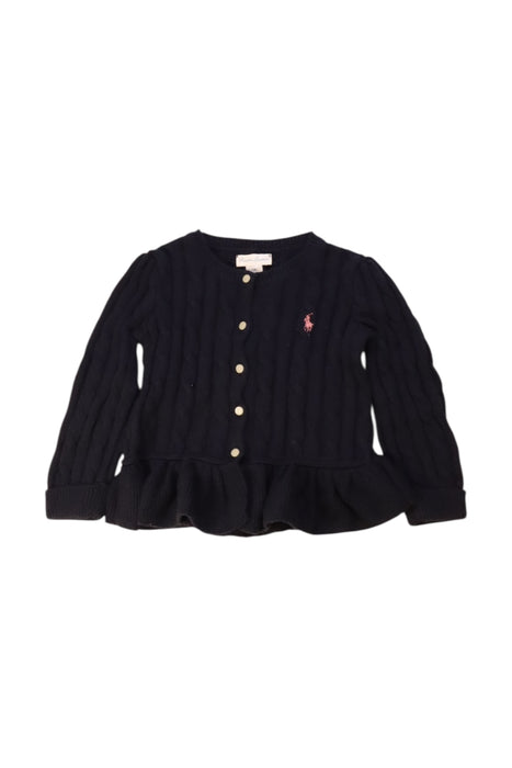 A Black Cardigans from Ralph Lauren in size 2T for girl. (Front View)