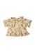 A Multicolour Short Sleeve Tops from Emile et Ida in size 4T for girl. (Back View)