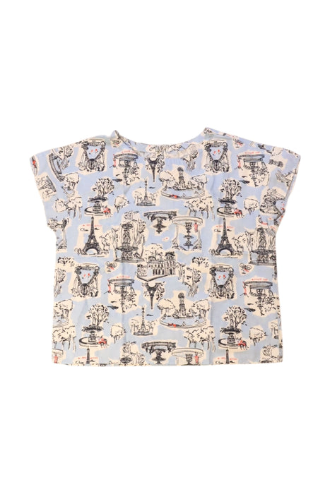 A Multicolour Short Sleeve Tops from Petit Bateau in size 3T for girl. (Front View)