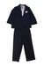 A Navy Suits from Monsoon in size 6T for boy. (Front View)