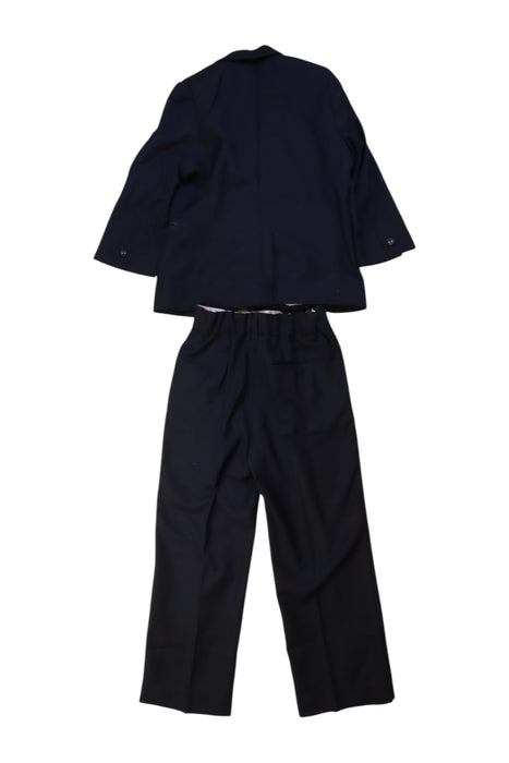 A Navy Suits from Monsoon in size 6T for boy. (Back View)
