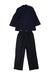 A Navy Suits from Monsoon in size 6T for boy. (Back View)