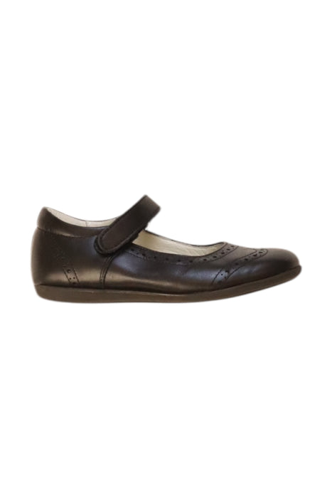A Black Dress Shoes from Rossano in size 5T for girl. (Front View)