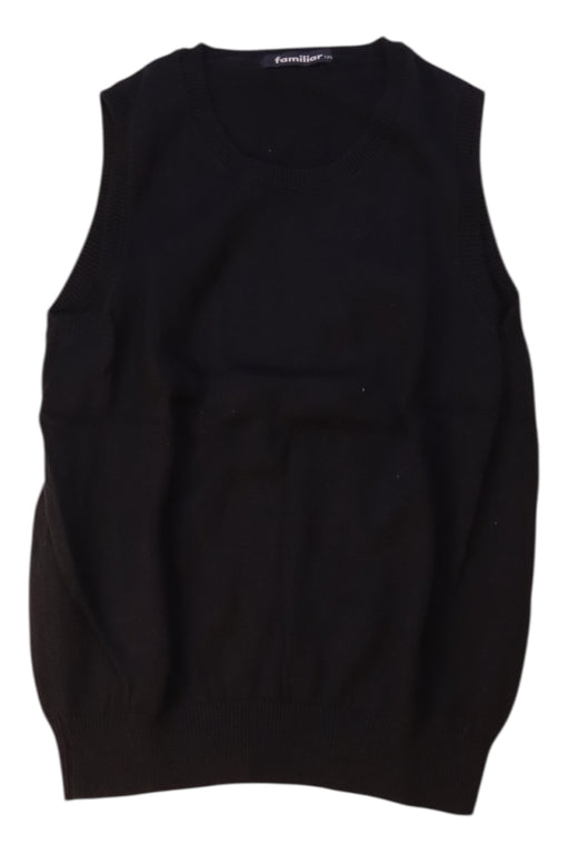 A Black Dress Up Vests from Familiar in size 5T for boy. (Front View)
