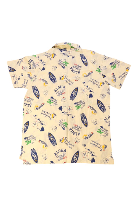 A Multicolour Short Sleeve Shirts from Miki House in size 7Y for boy. (Back View)