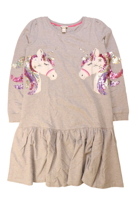 A Grey Long Sleeve Dresses from Monsoon in size 14Y for girl. (Front View)