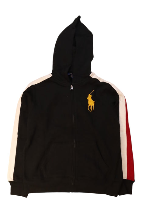 A Multicolour Zippered Sweatshirts from Polo Ralph Lauren in size 10Y for girl. (Front View)
