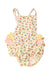 A Multicolour Sleveless Rompers from Boden in size 12-18M for girl. (Front View)