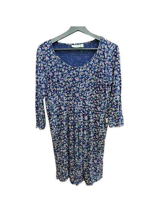 A Blue Nursing Dresses from Jojo Maman Bébé in size M for maternity. (Front View)