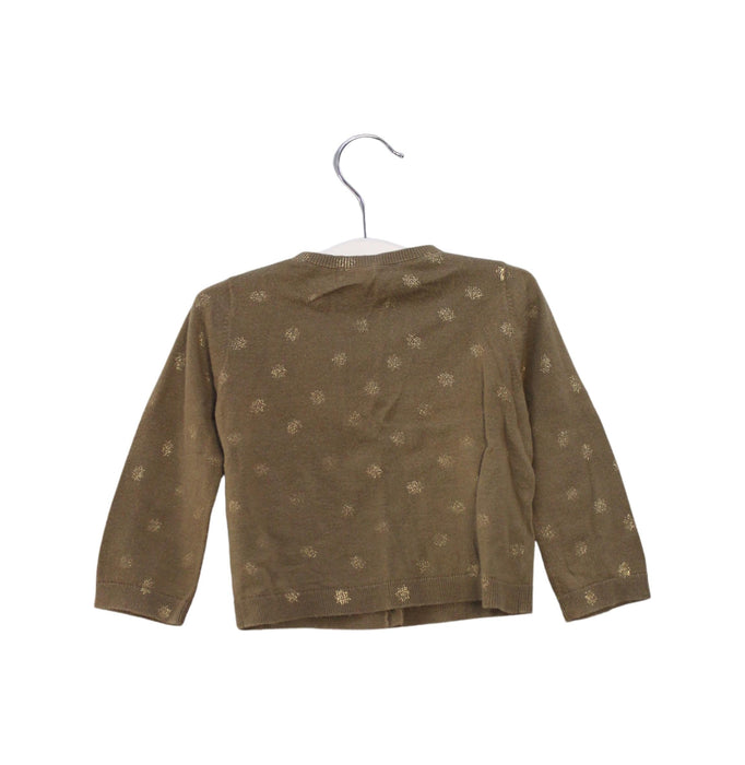 A Brown Cardigans from Bonpoint in size 12-18M for girl. (Back View)