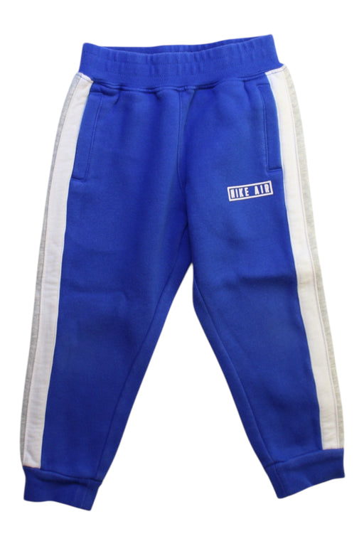 A Blue Sweatpants from Nike in size 3T for boy. (Front View)