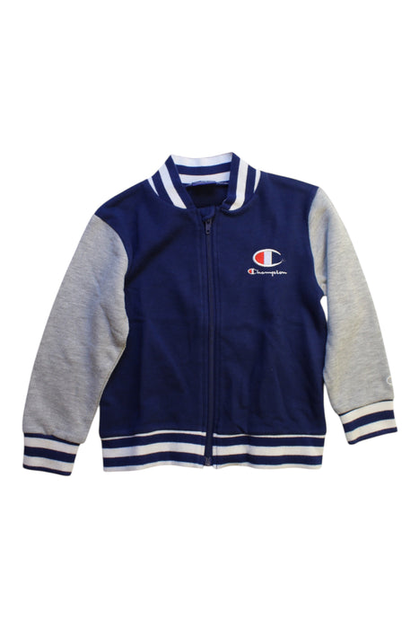A Blue Lightweight Jackets from Champion in size 4T for boy. (Front View)