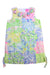 A Multicolour Sleeveless Dresses from Lilly Pulitzer in size 6T for girl. (Front View)