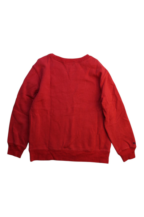 A Red Sweatshirts from Polo Ralph Lauren in size 6T for boy. (Back View)